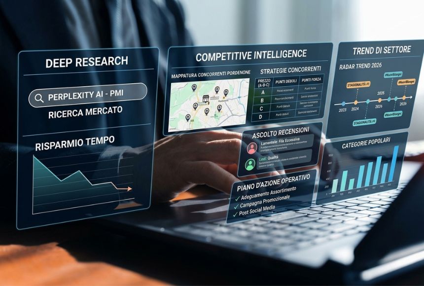 Strategie di mercato con l'IA:analizzare competitor e trend con Perplexity